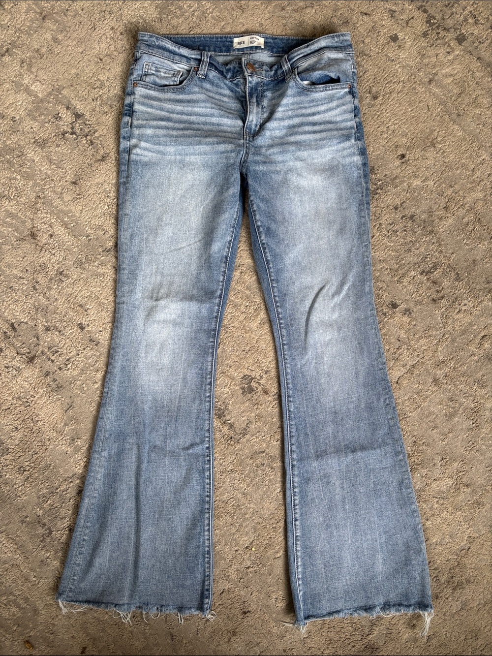 BKE Light Blue Women's Flare Jeans